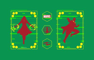 Marvel: the Tiny Book of Scarlet Witch and Vision : (Wanda Maximoff and Vision Comics, Geeky Novelty Gifts for Marvel Fans)
