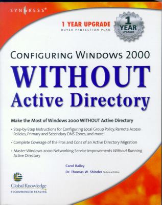 Configuring Windows 2000 Without Active Directory