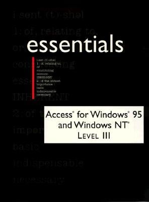 Access for Windows 95 Essentials, Level 3