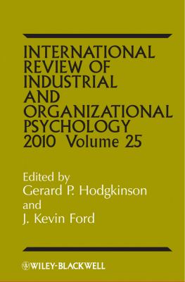 International Review of Industrial and Organizational Psychology 2010