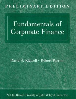 Fundamentals of Corporate Finance