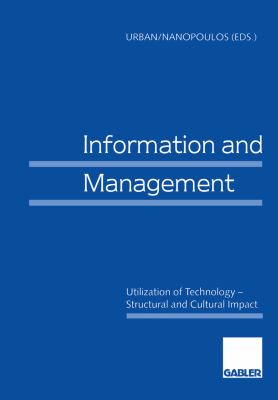 Information and Management (In Englischer Sprache)