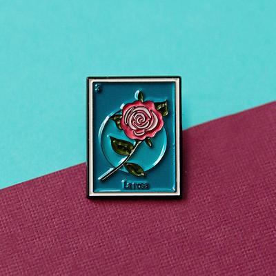 Loteria Rose Pin : Lil' Pins