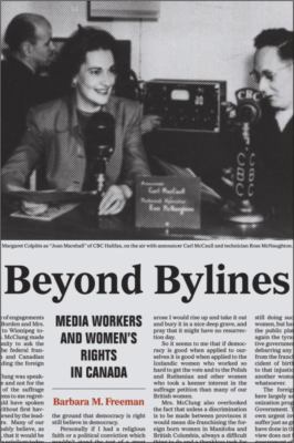 Beyond Bylines : Media Workers and Women's Rights in Canada