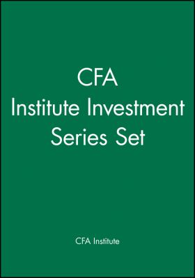 CFA Institute Investment Series Set