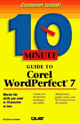 10 Minute Guide to WordPerfect for Windows 95