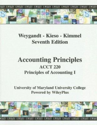 Accounting Principles : ACCT 220 Principles of Accounting 1