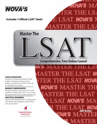 Master the LSAT : Includes 4 Official LSATs!