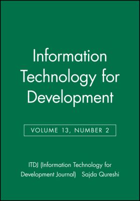 Information Technology for Development, Volume 13, Number 2