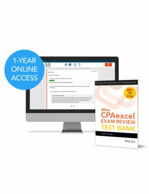 Wiley CPAexcel Exam Review 2019 Test Bank : Regulation (1-Year Access)