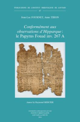 ĞConformément Aux Observations d'Hipparqueğ: le Papyrus Fouad Inv. 267 A