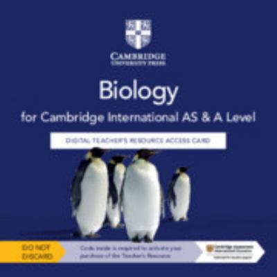 Cambridge International AS and a Level Biology Digital Teacher's Resource Access Card