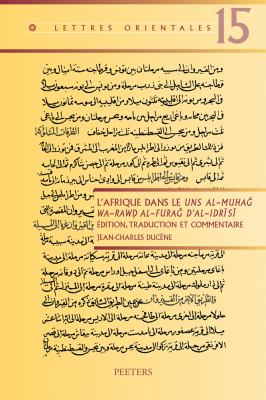 L' Afrique Dans le Uns Al-Muhag Wa-Rawd Al-Furag d'Al-Idrisi