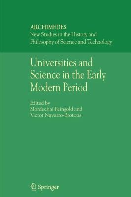 Universities and Science in the Early Modern Period