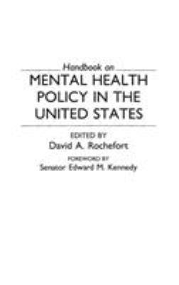 Handbook on Mental Health Policy in the United States