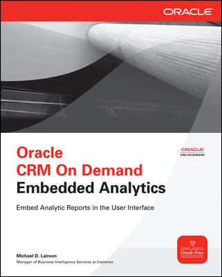 Oracle CRM on Demand Embedded Analytics