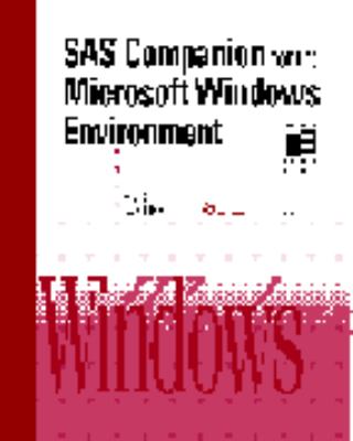SAS Companion for the Microsoft Windows Environment