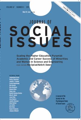 Scaling the Higher Education Pyramid Vol. 67, No. 3 : Academic and Career Success of Minorities and Women in Science and Engineering