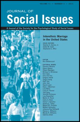 At the Crossroads of Intergroup Relations and Interpersonal Relations : Interethnic Marriage in the United States