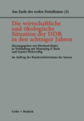 Die Wirtschaftliche und ökologische Situation der DDR in Den 80er Jahren