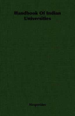 Handbook of Indian Universities
