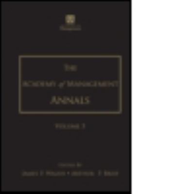 The Academy of Management Annals, Volume 5