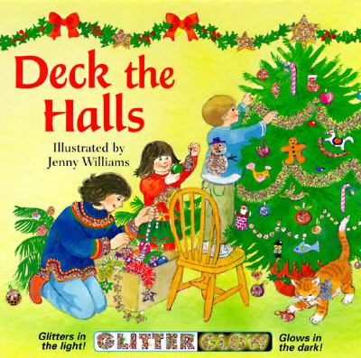 Deck the Halls Glitter Glow Book