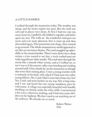A Little Ramble