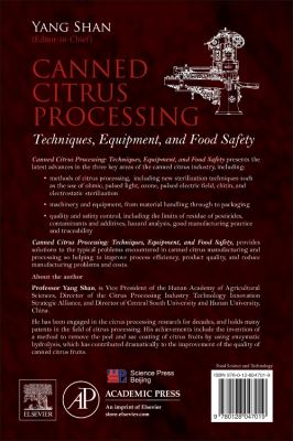 Canned Citrus Processing : Techniques, Equipment, and Food Safety