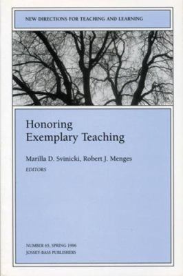 Honoring Exemplary Teaching