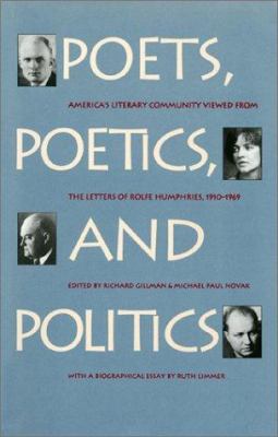 Poets, Poetics, and Politics : America's Literary Community Viewed from the Letters of Rolfe Humphries, 1910-1969