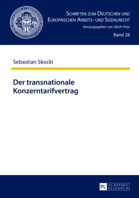 Der Transnationale Konzerntarifvertrag
