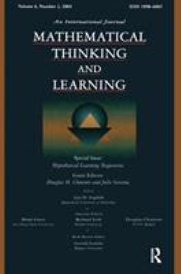 Hypothetical Learning Trajectories : A Special Issue of Mathematical Thinking and Learning