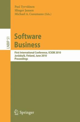 Software Business : First International Conference, ICSOB 2010, Jyväskylä, Finland, June 21-23, 2010, Proceedings