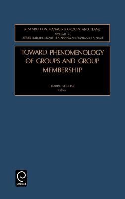Toward Phenomenology of Groups and Group Membership
