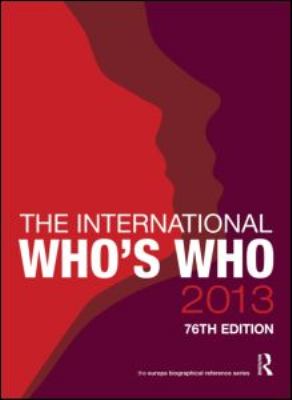 The International Who's Who 2013