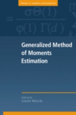 Generalized Method of Moments Estimation