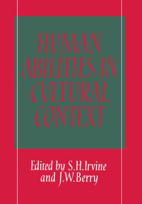Human Abilities in Cultural Contexts
