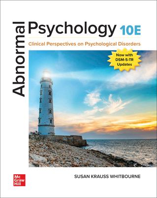 Abnormal Psychology : Clinical Perspectives on Psychological Disorders