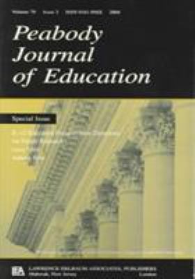 K-12 Education Finance : New Directions for Future Research:a Special Issue of the Peabody Journal of Education