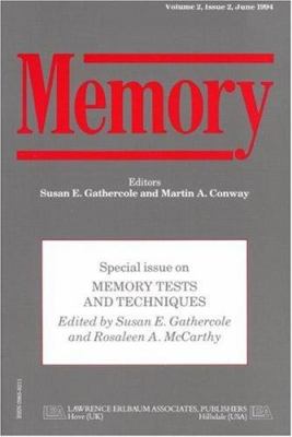 Memory Tests and Techniques : A Special Issue of Memory