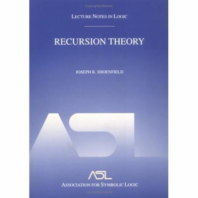 Recursion Theory : Lecture Notes in Logic 1