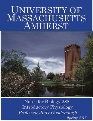 Introductory Physiology : Notes for Biology 288