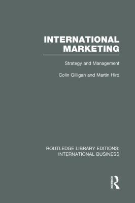 International Marketing (RLE International Business) : Strategy and Management