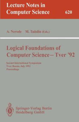 Logical Foundations of Computer Science : Third International Symposium, LFCS '94, St. Petersburg, Russia, July 11-14, 1994. Proceedings