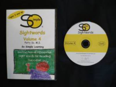 So Simple Sightwords Volume 4