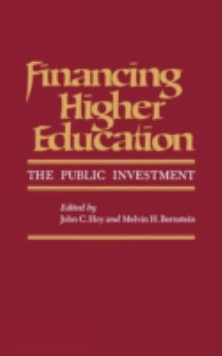 Financing Higher Education : The Public Investment