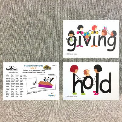 SnapWordsŽ List C Pocket Chart Cards