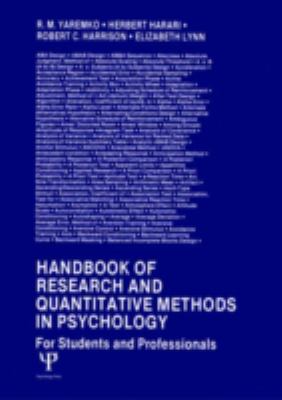 Handbook of Research and Quantitative Methods in Psychology : For Students and Professionals