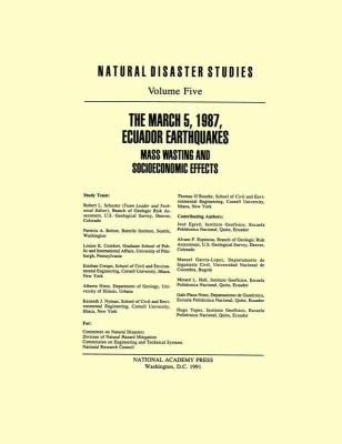 The March 5, 1987, Ecuador Earthquakes : Mass Wasting and Socioeconomic Effects
